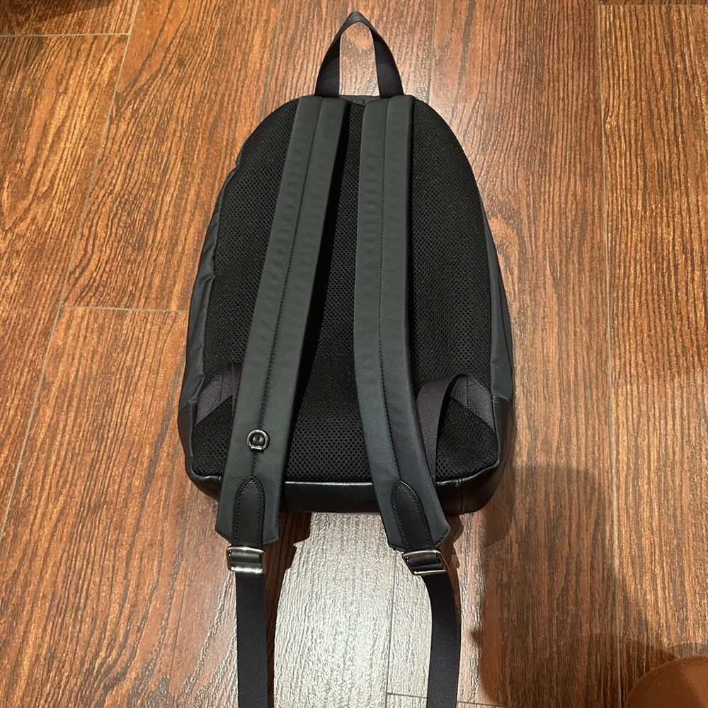 Coach Leather & Canvas Dark Camo Backpack - Picture 4 of 7